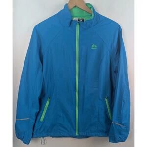 RBX Women's XL Performance Jacket Blue Light Vented Windbreaker Lightweight